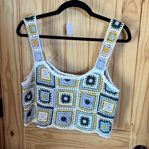 Pastel Granny Square Tank